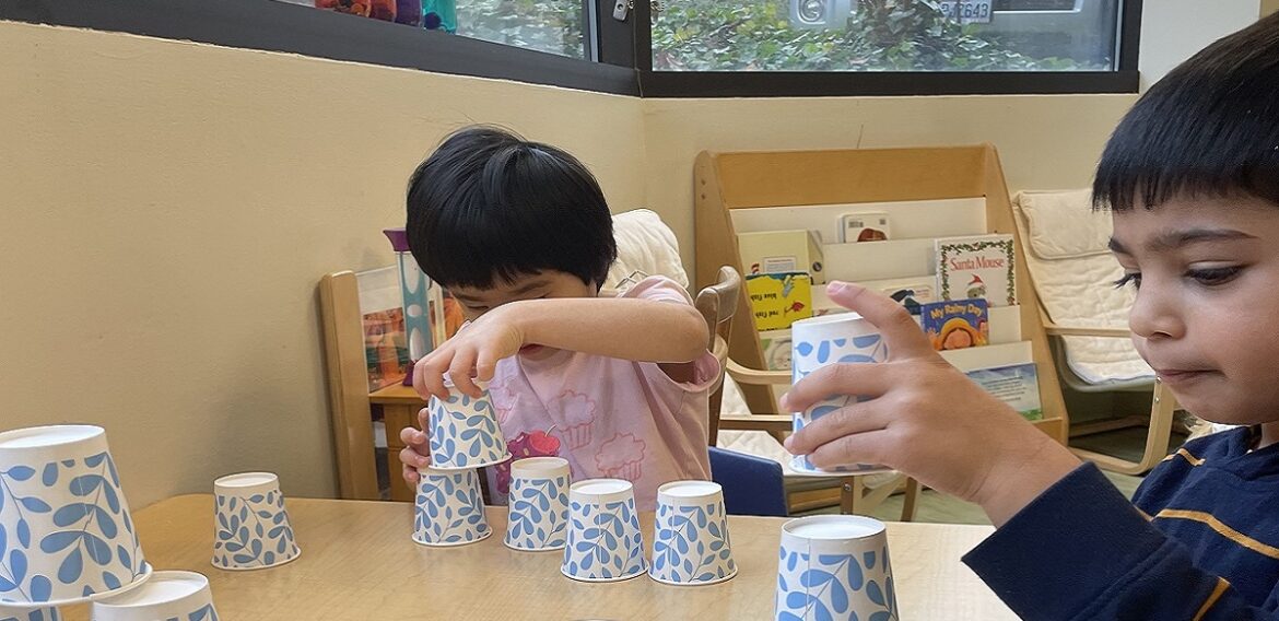Cup Pyramid Competition – Day 4 of 15 Days of Winter Break Activities